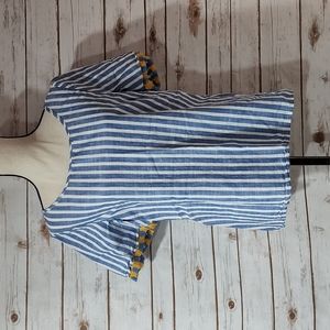 Talbott Striped Top - Size Large